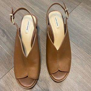 Alex Marie Peep Toe Block Heel Sandal